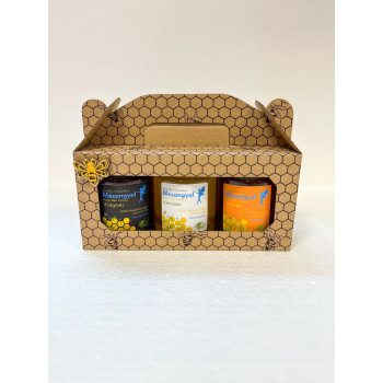 Termelői-Organikus 100% MAGYAR forrásból számazó méz 3 x 250 g