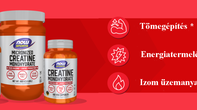 Tudományosan alátámasztott kreatin-monohidrát