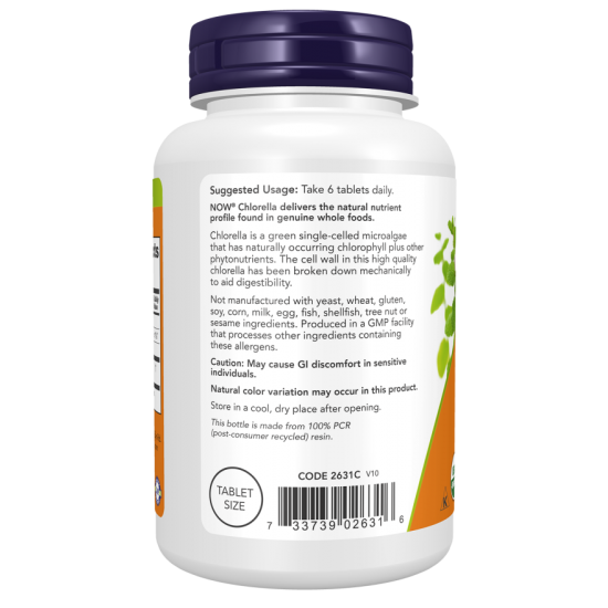 Chlorella 500 mg, Organic 200 Tablets Chlorella 500 mg, Organic 200 Tablets