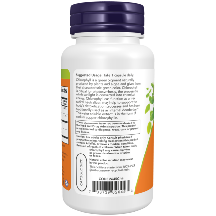 Chlorophyll 100 mg - 90 Veg Capsules
