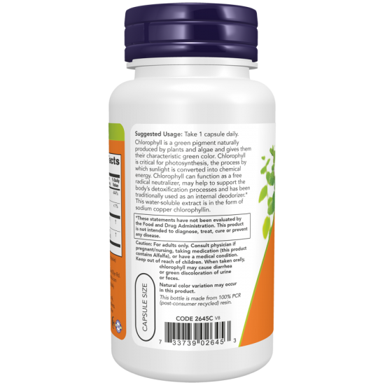 Chlorophyll 100 mg - 90 Veg Capsules
