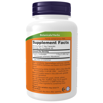 Cordyceps 750 mg - 90 Veg Capsules