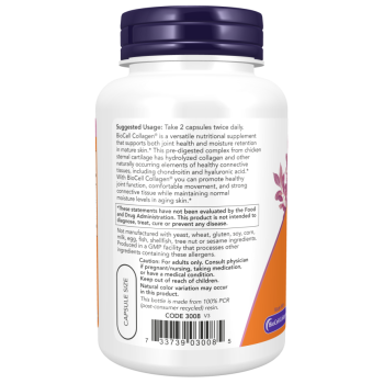 BioCell Collagen® Hydrolyzed Type II - 120 Veg Capsules 