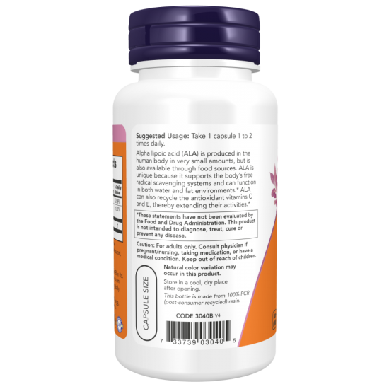 Alpha Lipoic Acid 100 mg - 60 Vcaps® Alpha Lipoic Acid 100 mg - 60 Vcaps®