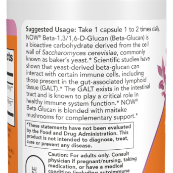 Beta 1,3/1,6- D -Glucan 100 mg - 90 Vcaps®