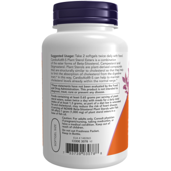 Beta-Sitosterol Plant Sterols 90 Softgels