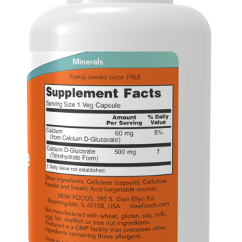 Calcium D-Glucarate 500 mg 90 Veg Capsules