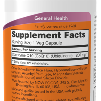 CoQ10 200 mg - 60 Veg Capsules