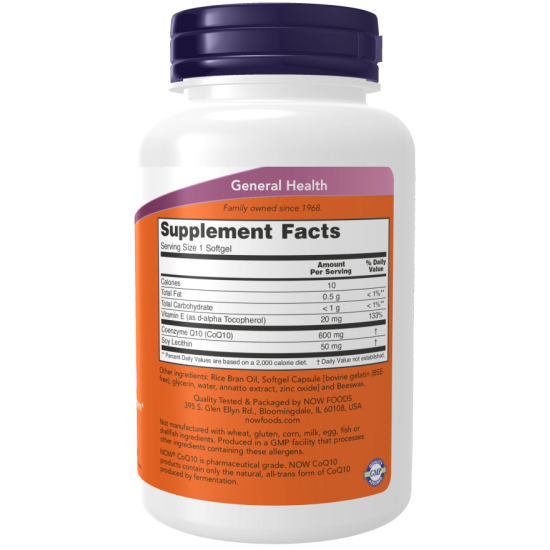 CoQ10 600 mg - 60 Veg Capsules CoQ10 600 mg - 60 Veg Capsules
