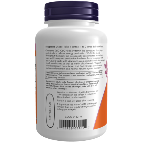 CoQ10 600 mg - 60 Veg Capsules
