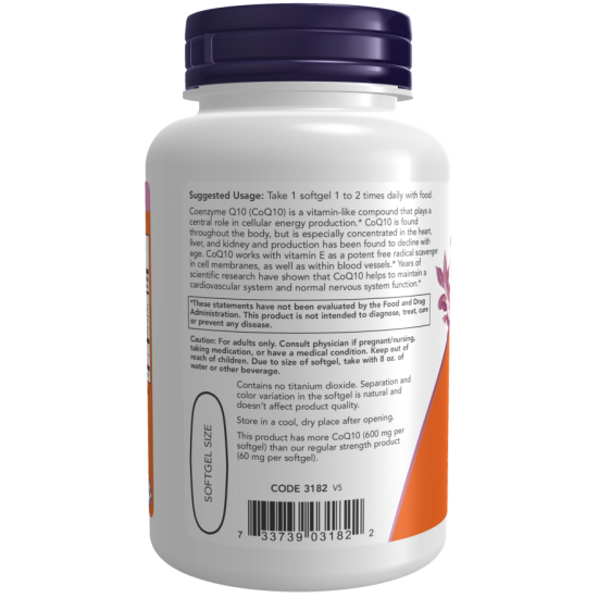 CoQ10 600 mg - 60 Veg Capsules CoQ10 600 mg - 60 Veg Capsules