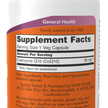 CoQ10 30 mg - 60 Veg Capsules