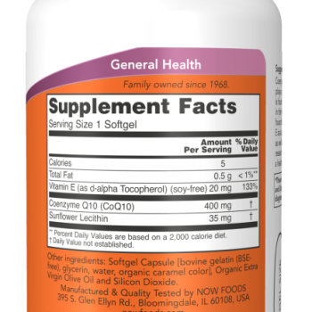 CoQ10 400 mg - 30 Softgels