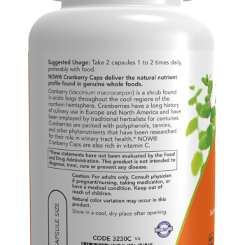 Cranberry Caps - 100 Veg Capsules