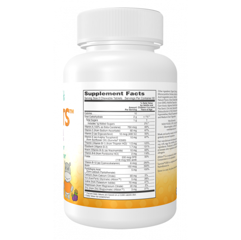 Kid Vits™ Grape Splash Chewable Tablets 120 vegetáriánus rágótabletta