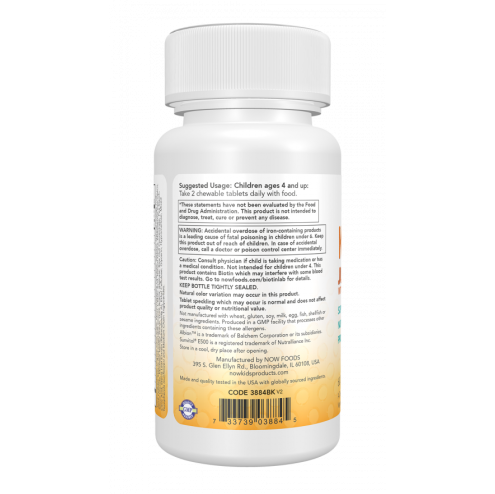 Kid Vits™ Juicy Orange Chewable Tablets 120 vegetáriánus rágótabletta