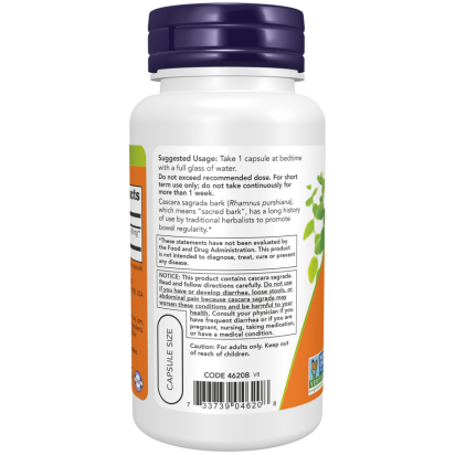 Cascara Sagrada 450 mg 100Veg Capsules