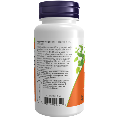 Maca 500 mg - 100 Veg Capsules