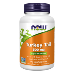 Turkey Tail 500 mg 90 Veg Capsules /pulykafarkgombából/