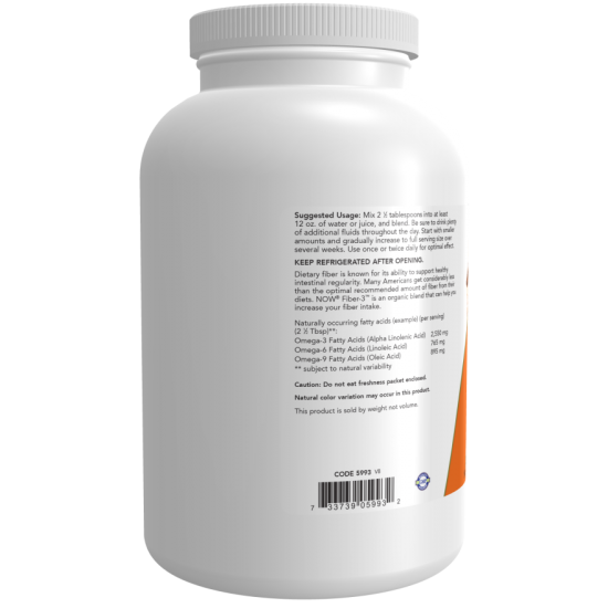 Fiber-3, Organic 454g /szavatossági idő: 2026-04-30 Fiber-3, Organic 454g /szavatossági idő: 2026-04-30