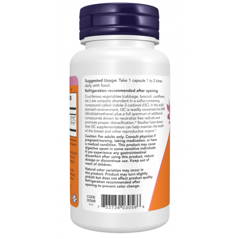 Indole-3-Carbinol (I3C) 200 mg - 60 Veg Capsules