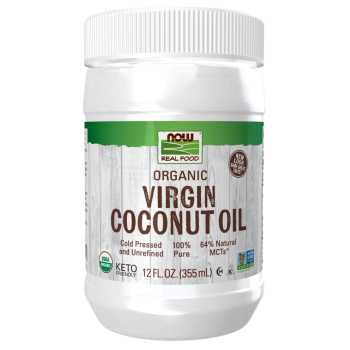 Virgin Coconut Cooking Oil, Organic Szűz kókuszolaj, bio 355 ml