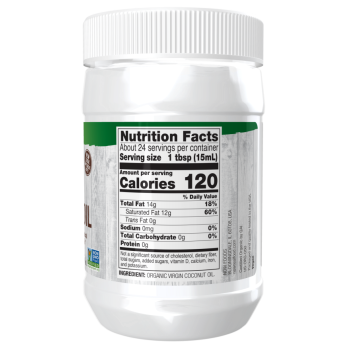 Virgin Coconut Cooking Oil, Organic Szűz kókuszolaj, bio 355 ml Virgin Coconut Cooking Oil, Organic Szűz kókuszolaj, bio 355 ml