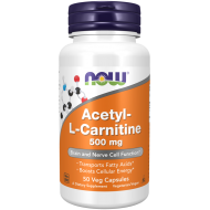 Acetyl-L Carnitine 500mg 50Vcaps