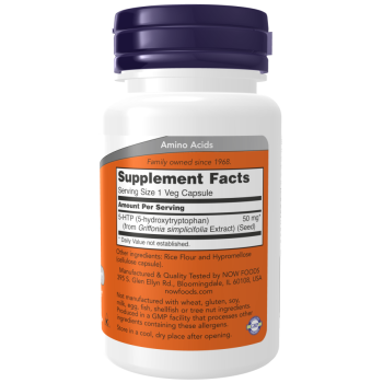5-HTP 50 mg - 30 Veg Capsules