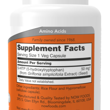 5-HTP 50 mg - 30 Veg Capsules