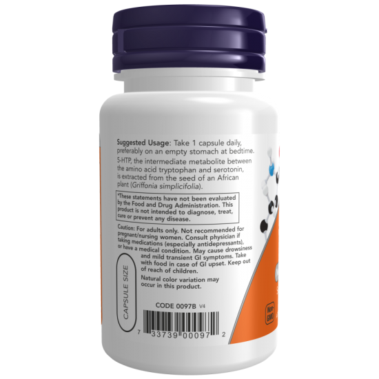 5-HTP 50 mg - 30 Veg Capsules
