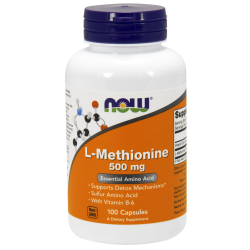 L-Methionine 500 mg - 100 Capsules