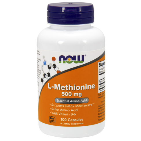 L-Methionine 500 mg - 100 Capsules