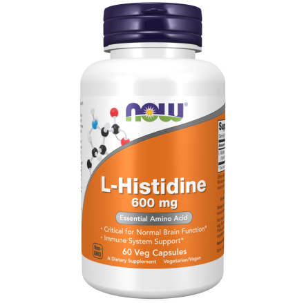 L-Histidine 600 mg 60 Veg Capsules