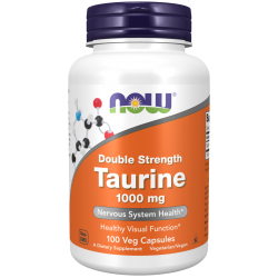 Taurine, Double Strength 1000 mg 100 Veg Capsules Taurine, Double Strength 1000 mg 100 Veg Capsules