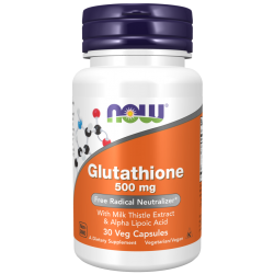 Glutathione 500 mg - 30 Veg Capsules Glutathione 500 mg - 30 Veg Capsules
