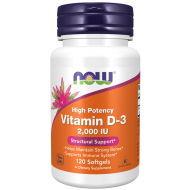 D-3 2,000 IU - 120 Softgels 