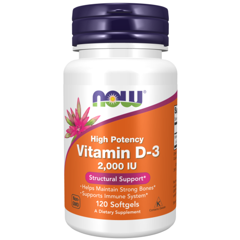 D-3 2,000 IU - 120 Softgels
