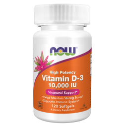 D-3 10,000 IU - 120 Softgels 