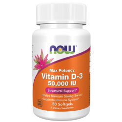 D-3 50,000 IU - 50 Softgels
