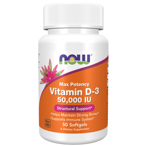 D-3 50,000 IU - 50 Softgels