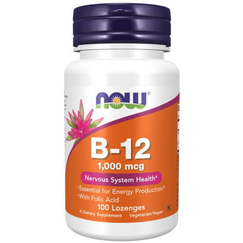 B-12 (1000 mcg) with Folic Acid 100 Chewable Lozenges