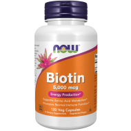 Biotin 5000 mcg - 120 Veg Capsules Biotin 5000 mcg - 120 Veg Capsules