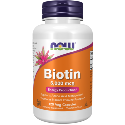 Biotin 5000 mcg - 120 Veg Capsules Biotin 5000 mcg - 120 Veg Capsules