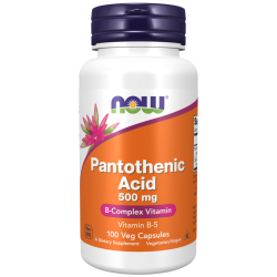 Pantothenic Acid 500 mg 100 Capsules Pantothenic Acid 500 mg 100 Capsules