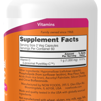 Liposomal Vitamin C 120 Veg Capsules