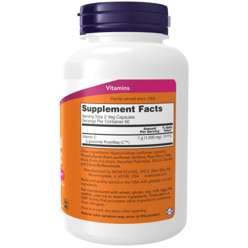 Liposomal Vitamin C 120 Veg Capsules