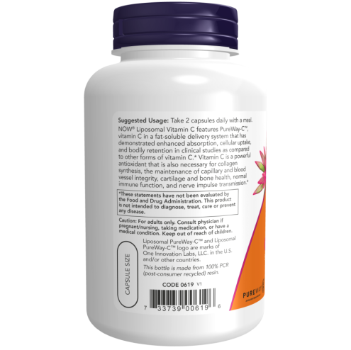Liposomal Vitamin C 120 Veg Capsules