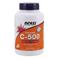 C-500 Orange 100 Chewable Tablets 