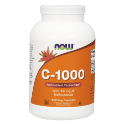 C-1000 mg C-vitamin, bioflavonoiddal és rutinnal 500 Veg Capsules